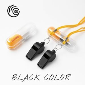 Professional training whistle with case and hanging rope