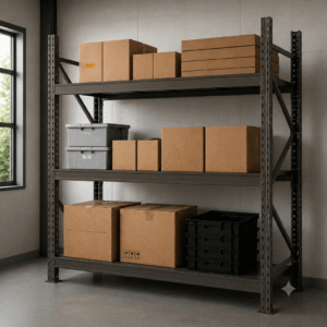 Heavy-duty metal storage racks for warehouses and stores, 250*80*200 cm